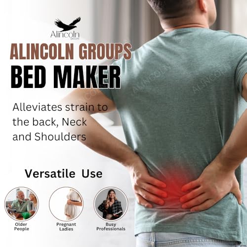 Image of ALINCOLN Premium 11 inch 2 Pack Bedsheet Tucker Tool for Bed Making | Double Bed Mattress Lifter and Bed Sheet Tucking Tool for Elderly, Pregnant Women & Back Pain | Durable ABS Plastic