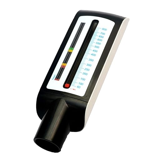 JSB N02 Peak Flow Meter for Adult (Black-White)