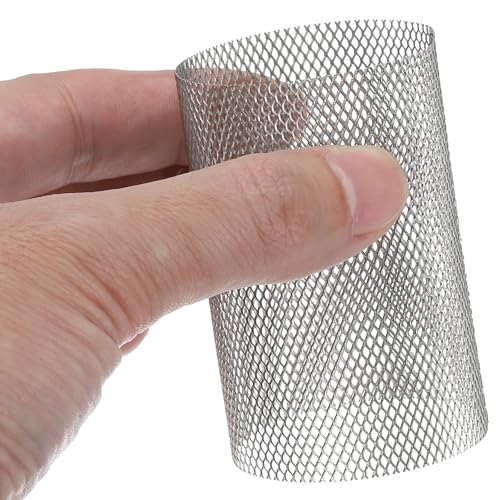 Image of PATIKIL 2 Pcs 42mm OD Strainer Mesh, 65mm H Screen Y Shaped Strainer Filter Valve Mesh Screen 304 Stainless Steel Strainer Mesh for Debris Pump Water Oil Separation