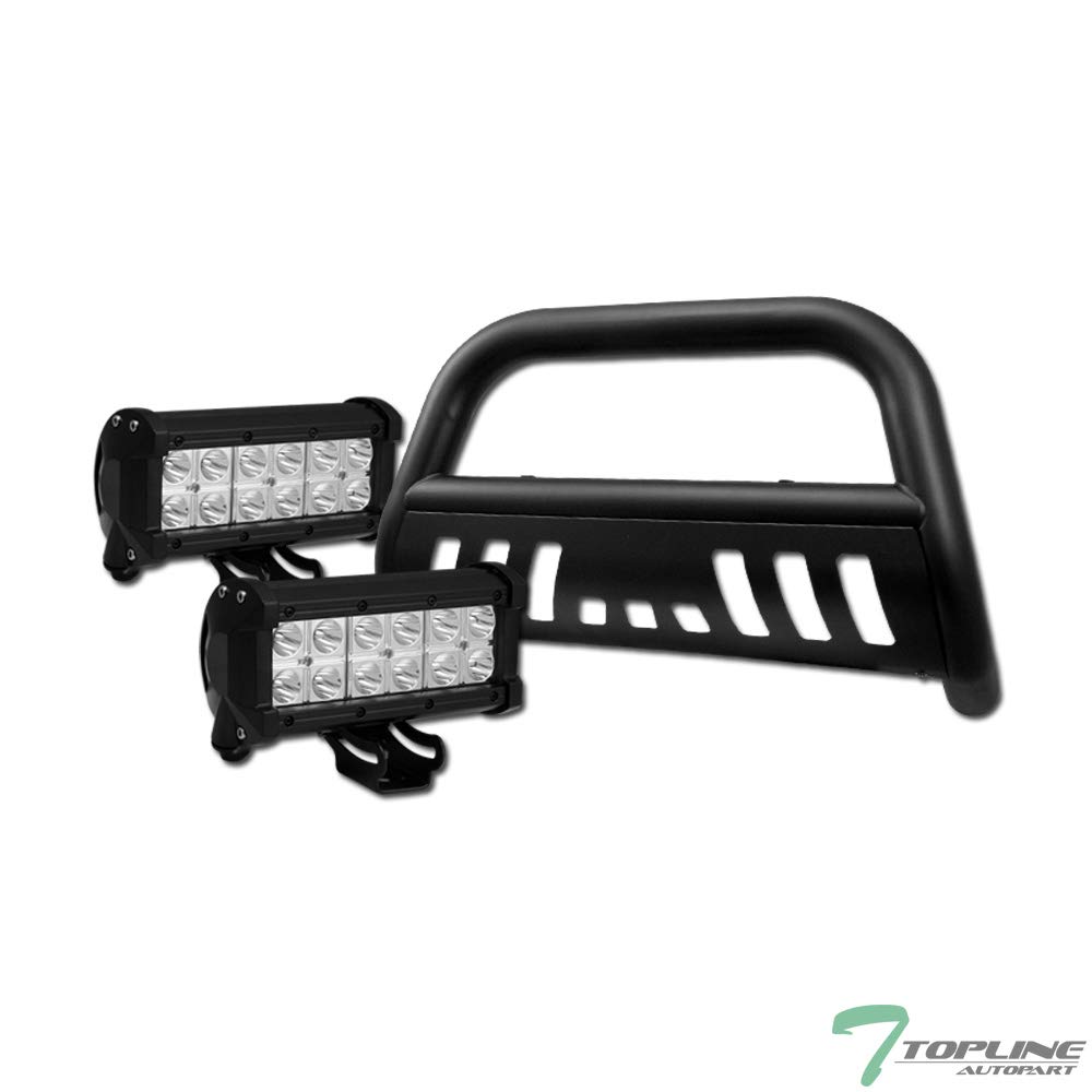 Buy TLAPS Matte Black Bull Bar Brush Push Bumper Grill Grille Guard