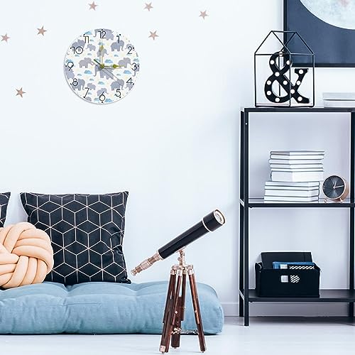 Horloges murales de 25,4 cm à piles pour une lecture claire à l'école - 6