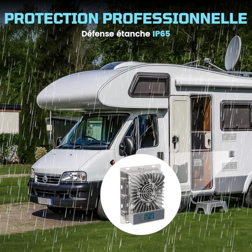 Régulateur solaire MPPT 600W doté d'une efficacité de 99% et refroidissement air - 7