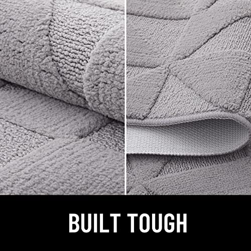 Olanly Door Mats Indoor, Non-Slip, Absorbent, Dirt Resist, Entrance Washable Mat, Low-Profile Inside Entry Doormat For Entryway (24X36 Inches, Grey) #TOP1