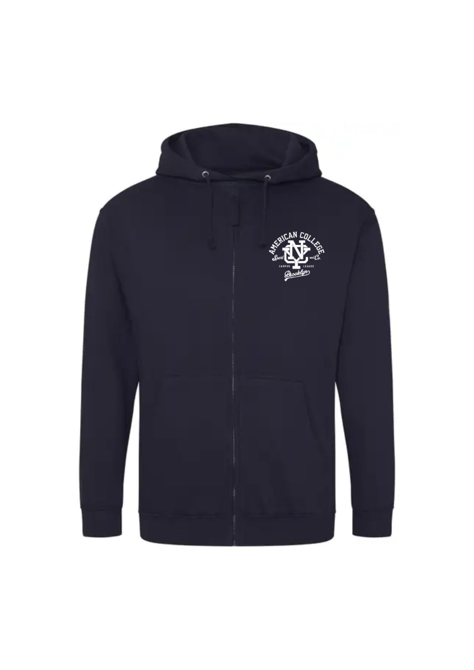 AMERICAN COLLEGE USA Bluza Sweter z nadrukiem Ciepłe ubrania Unisex Dzieci Chłopcy i Dziewczęta Casual Model ACSZW6 Granatowy 12 LAT, Niebieski, 12 lat