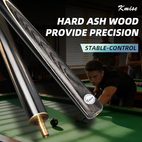 Taco de billar snooker 57" 3/4 Kmise con extensión y estuche miniatura 5