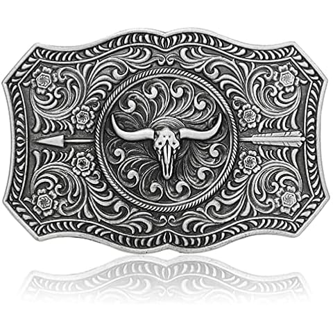 Yjfeshion Vintage Western Cowboy Belt Buckle Cover