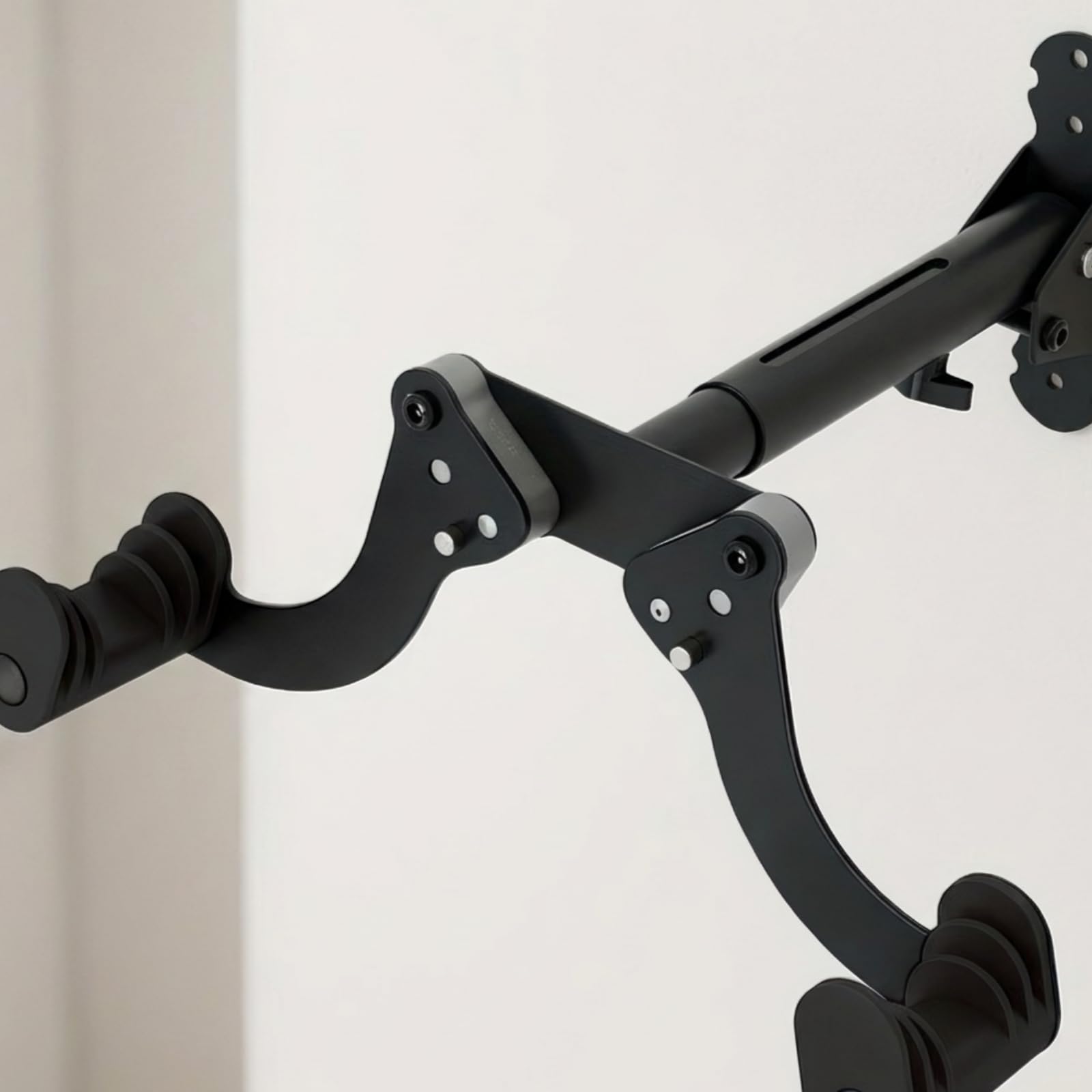 Pared para Bicicleta, Negro, Soporte De Pared Para Bicicleta Con Ganchos Ajustables