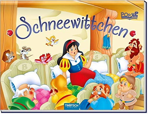 Pop-up-Mini 'Schneewittchen': Wattierter Einband mit Glitzer