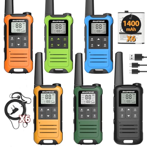 Image of Walkie Talkies Long Range for Adults F22 FRS NOAA Rechargeable