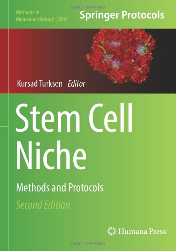 Stem Cell Niche: Methods and Protocols