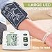 Blood Pressure Monitor Upper Arm - Fully Automatic Blood Pressure Machine Large Cuff Kit - Digital BP Monitor for Adult, Pregnancy - Blood Pressure Kit for Home Use - Batteries, Storage Bag Included