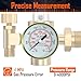 BETOOLL Argon/CO2 Mig Tig Flow Meter Gas Regulator Gauge Welding Weld, CGA580 Inlet Connection