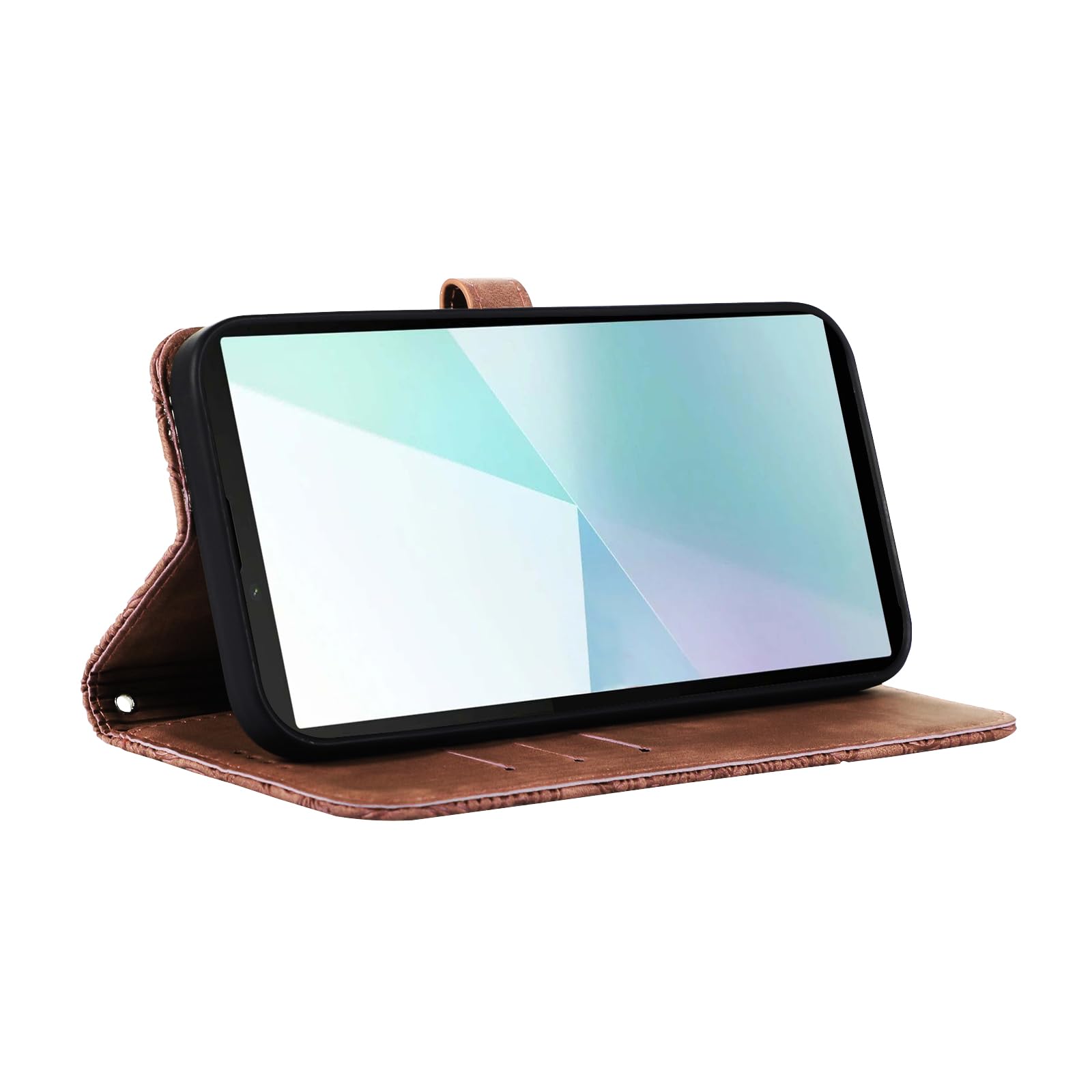 Succtopy Mobile Phone Case for Sony Xperia 10 VI 5G, PU Leather Flip Case with Card Slots and Stand Function - Image 3
