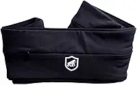 Gshield Cinto Unissex Porta Celular, Documentos e Objetos em Elastano para Corrida, Academia, Caminhada e Outros Esportes, Atomic Preto (Tamanho G)