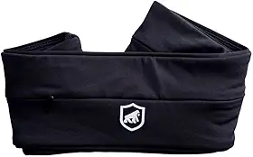 Gshield Cinto Unissex Porta Celular, Documentos e Objetos em Elastano para Corrida, Academia, Caminhada e Outros Esportes, Atomic Preto (Tamanho G)