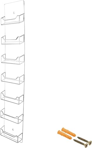 Miniatura 14 de Marketing Holders Tarjetero de pared con accesorios para colgar para tarjetas de regalo o citas de 3.5 x 2 pulgadas, convención, bienes raíces