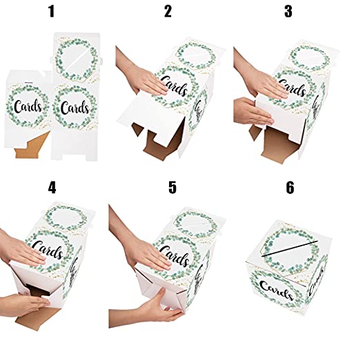 Buildinest Wreath Card Box - Wreath Gift Cards Box Holder, Party Favor, Decorations, Wedding, Bridal And Baby Showers, Birthdays, Graduations Gift Box – 1 Set(Hh01) #TOP4