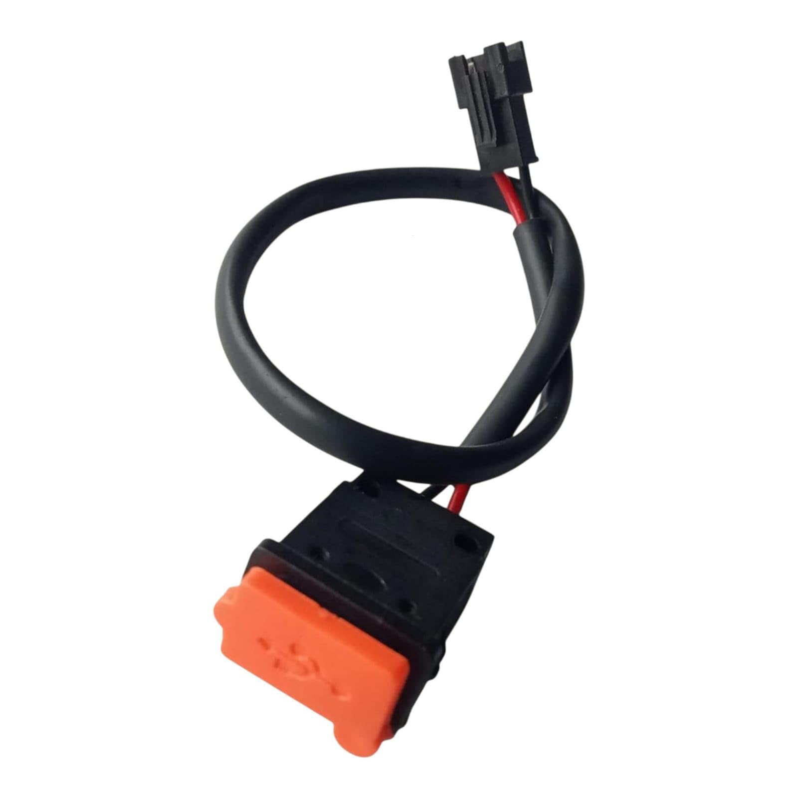 E-Trendo Electric Vehicle USB Mobile Charging Socket | 5V Waterproof USB Charging Connector with Protective Cover | Copper Wire 4mm | 29cm Cable Length | for Electric Scooty, E-Bike, E-Rickshaw-image-29