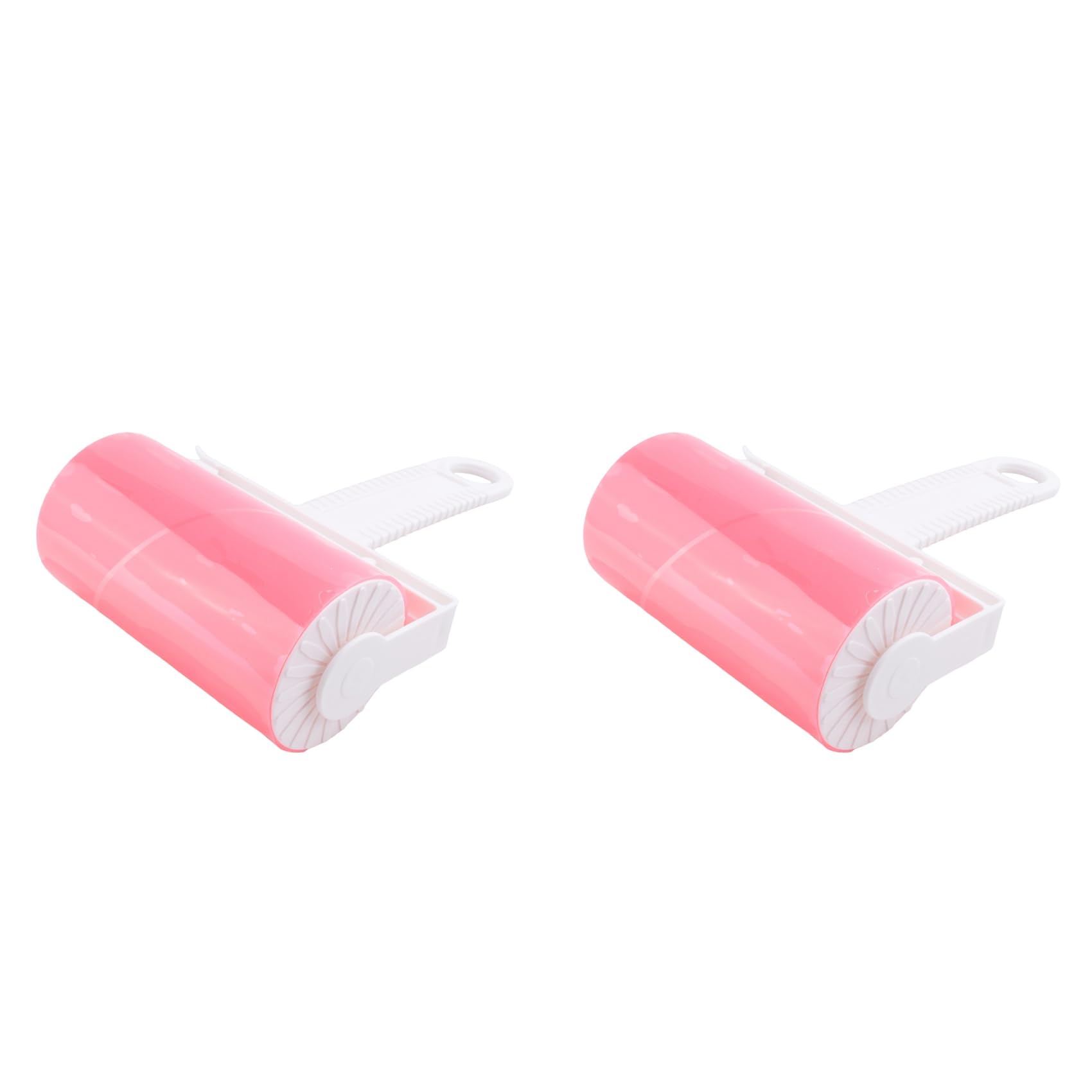 Hndhbfgrt 2X Lint Remover Washable Clothes Hair Sticky Roller Reusable Portable Pet Hair Remover Sticky Roller,Pink