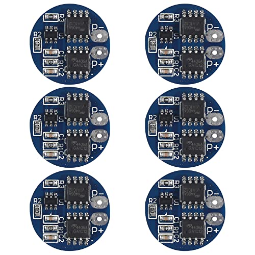Alinan 6pcs 2S 5A 7.4v 8.4V 7A Current Limit 18650 Lithium Battery Charger Protection Board BMS PCM for Li-ion Lipo Battery Cell Pack