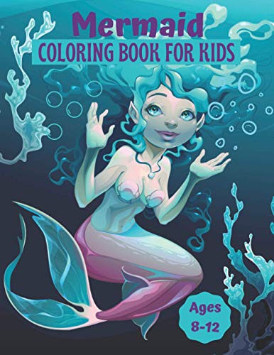 Mermaid coloring book for kids Ages 8-12: A bundle of unique mermaid coloring patterns for kids perfect and cute easy educational Coloring and ... kids who love to color in toddler pattern. image 2