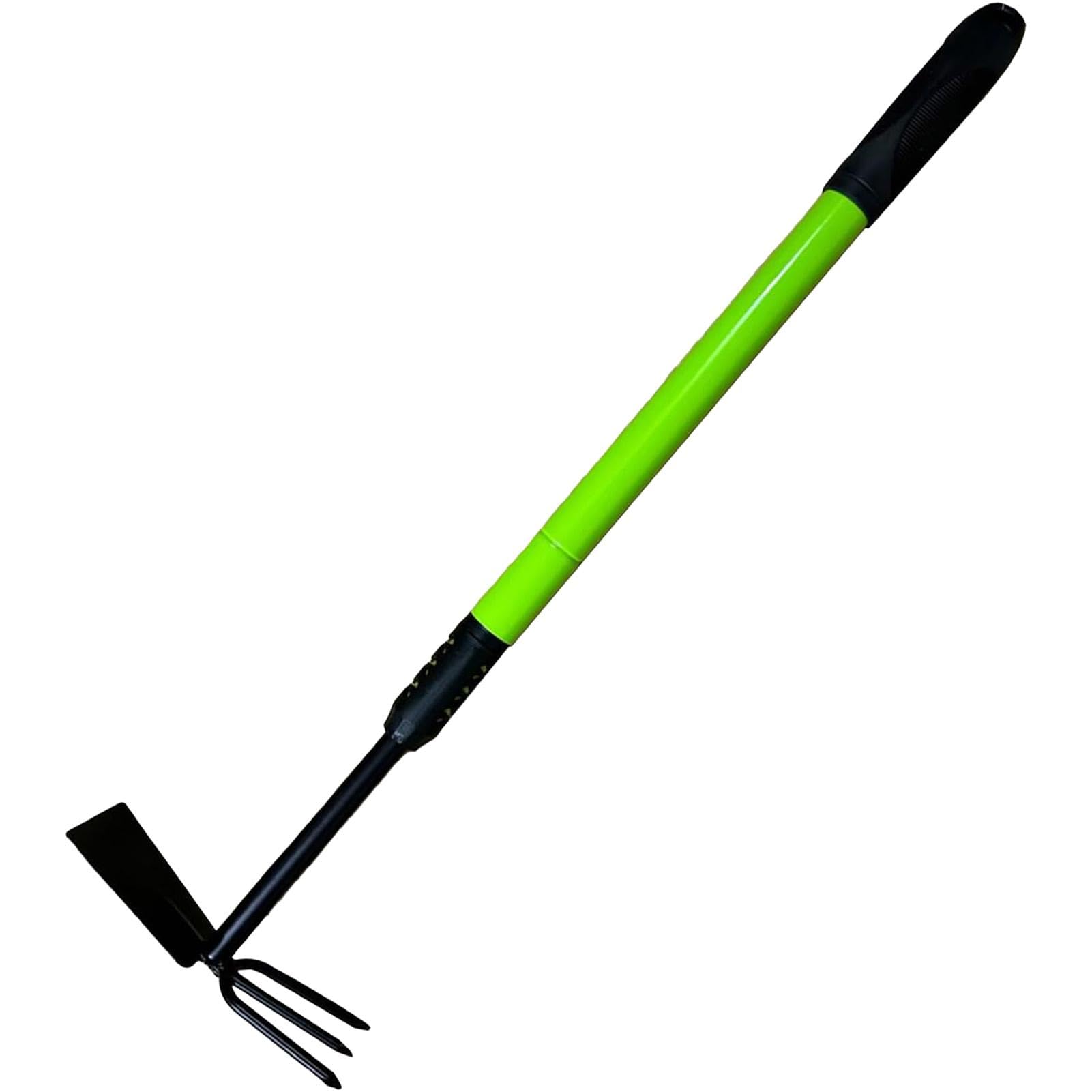 Herramienta de jardín de azada Resistente, azada de jardín,Azada Manual telescópica Resistente con cultivador - Cultivador telescópico de Mango Largo, rastrillo de azada, Tenedor para