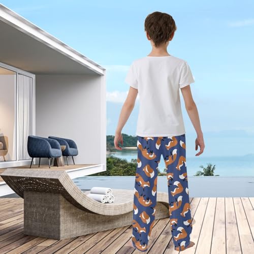 visesunny Boys' Pants Jogger Pants Elastic Waist Long Bottoms Trousers with Pockets S-XL3