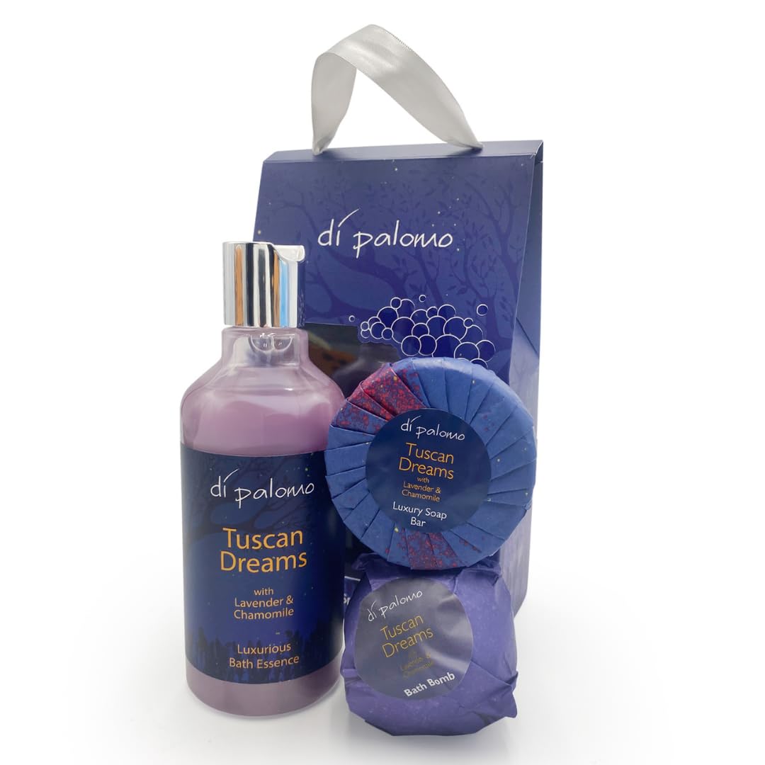 Sponsored Ad – Tuscan Dreams Vegan Luxury Spa Collection. Bath Essence 300ml, Bath Bomb & Luxury Soap Bar. Lavender Gifts for Women, Birthday Gifts for Women, Pamper Gifts, Self Care & Spa Gift Set.