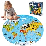  Améliorer Coordination Oeil Main Capacité - Par En jouant à des jeux pour enfants Puzzle, les enfants peuvent apprendre des concepts tels que la connaissances géographiques, la couleur et animaux . Lorsque les enfants jouent à des animaux puzzles jouet, ils ont besoin d'observation et d'analyse, ce qui non seulement développe leurs capacités cognitives, mais favorise également le développement de la coordination œil - main et des capacités de pensée logique. ﻿ ﻿