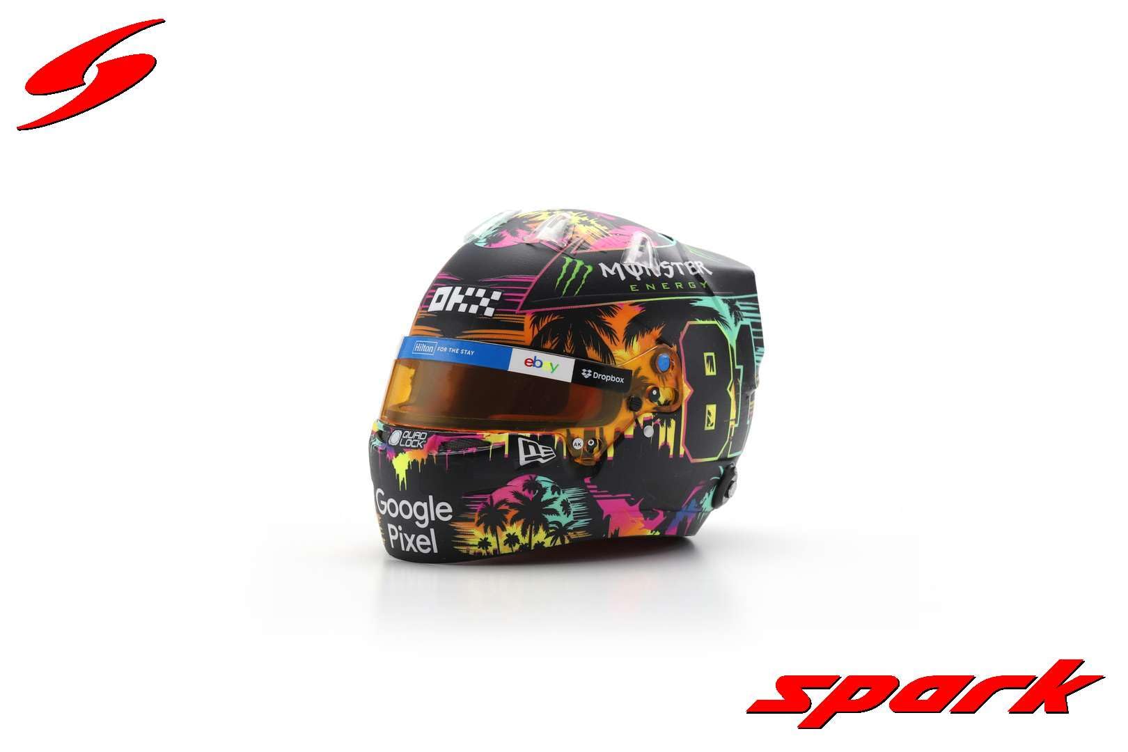 Spark McLaren Formula 1 Team - Oscar Piastri - USA Special Edition Miami GP 2024-1/5 skala mini kask, modele