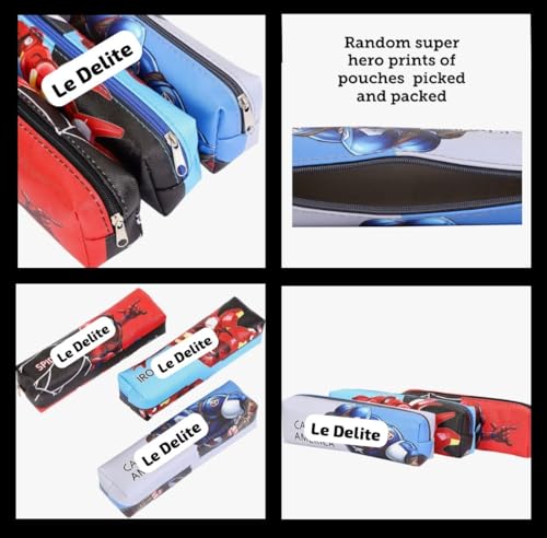 Image of 7 in 1 Superhero rakhi Gift Combo Set For boys Kids cute stylish Gift box Stationery Set Age 6-8 Years 10-12 Year I Diary, pen, pencil, case, keychain, Eraser & watch