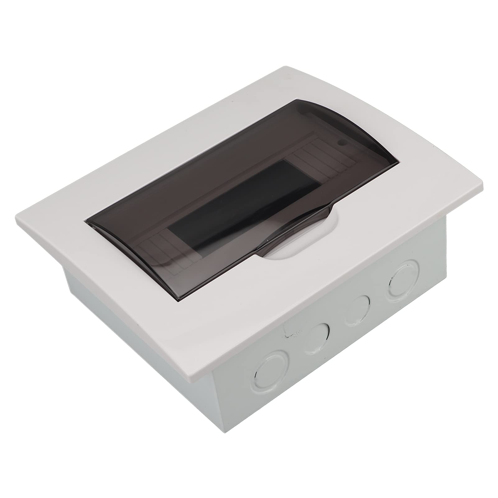 FTVOGUE Scatola di Distribuzione a 10 Vie, Materiale PC e Acciaio Inossidabile, Interruttore Automatico con Giunzione per Uso Elettrico Interno