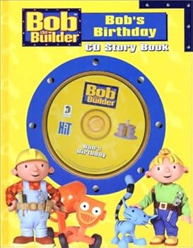 Hardcover Bob the Builder: Bob's Birthday CD Story Book
