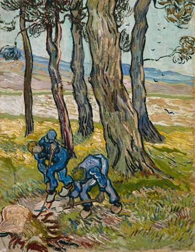 Cuadro de Van Gogh I Cercatori para decorar un salón moderno con arte elegante de 60x90cm