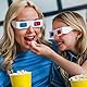 3D-Brille, 10 Paar Papier-Stereo Brillen, rote und Blaue Linsen Stereobrille für 3D-Filme und Reise Dekoration