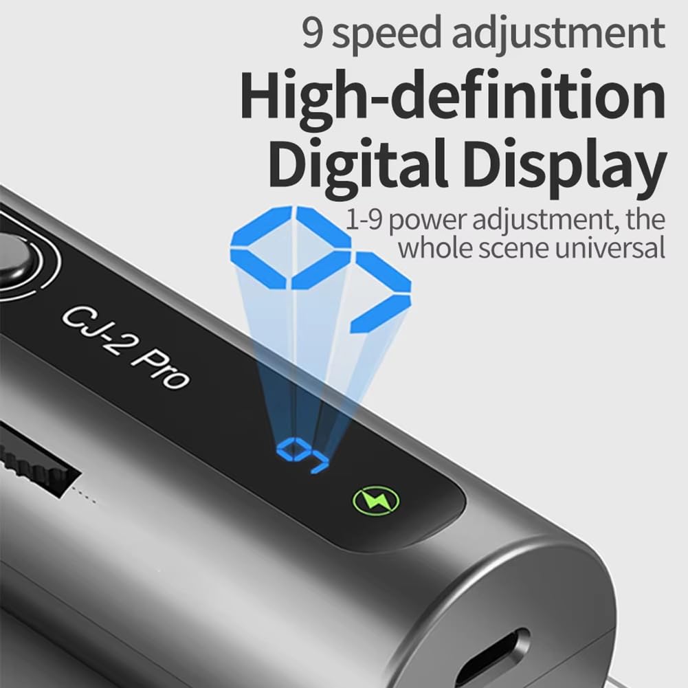 CJ-2 Pro Electric OCA Glue Removal Tool with 9-Speed Adjustable LED Display for Mobile Phone LCD Screen Cleaning Repair