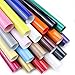 ARHIKY Heat Transfer Vinyl HTV Bundle: 20 Pack Assorted Colors 12"x10" Sheets for DIY Iron On T-Shirts Fabrics