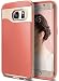 Galaxy S6 Edge Case, Caseology [Wavelength Series] Slim Dual Layer Protective Textured Grip Corner Cushion Design for Samsung Galaxy S6 Edge - Pink