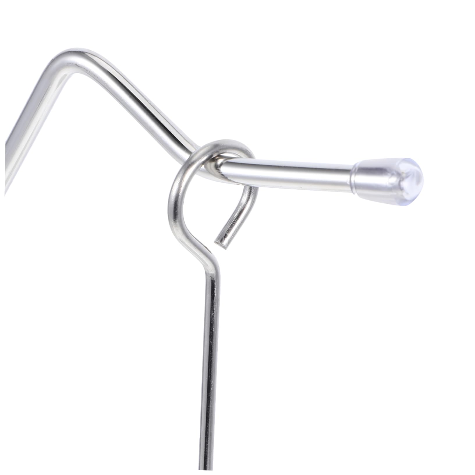 Alipis 1 Juego De Soporte Para Palitos De Brocheta De Barbacoa De Acero Inoxidable Juego De Soporte Vertical Para Brochetas Colgantes Con Plato Brochetas Para Asar Vajilla Para Barbacoa