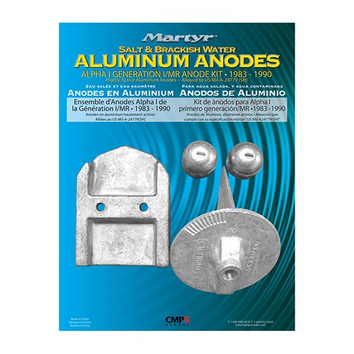 Martyr CMALPHAGEN1KITA Anodi Kit Mercruiser Alpha