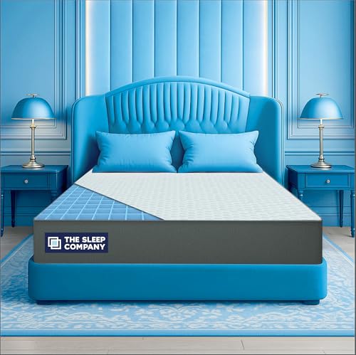 Image of The Sleep Company Luxe Mattress | SmartGRIDTechnology | Soft Feel for Hotel-Like Comfort | 10 Year Warranty | King Size Bed Mattress |78x72x10