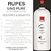 RUPES 5 Pack of High Performance Orbital Polishing Compounds - Includes 1 Liter Bottles of D-A Coarse, D-A Fine, UNO Protect, UNO Pure and Uno Advanced