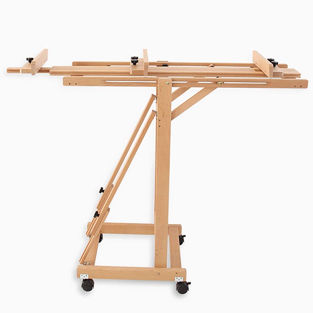SAeWare Professionals - Soporte de estudio ajustable para pintura horizontal y exposición, estación de trabajo de manualidades, tumbado de pie