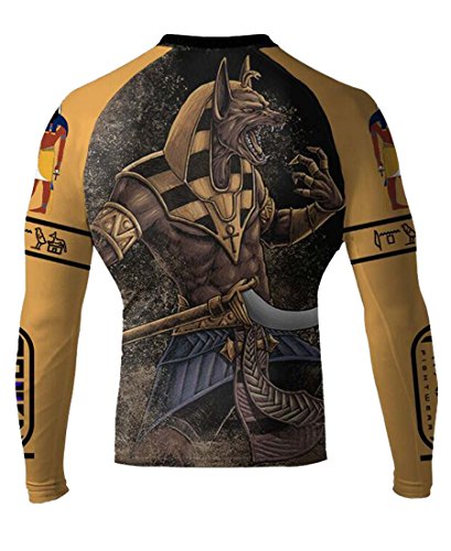 Raven Fightwear Men's Anubis MMA BJJ Long Sleeve Rash Guard
