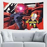 機動戦士ガンダム タペストリー 壁掛け 壁飾り 大判 装飾布 インテリア ウォールアート 多機能 布ポスター 背景布 部屋や窓の飾り リビングルーム ベッドルーム ファブリック装飾用品 落ち着く プレゼント サプライズfree Size