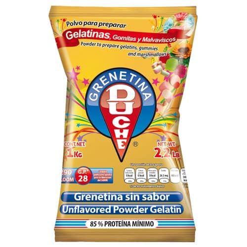 Duche Grenetina 1kg Duche Powder - 1 Kilogram (2.2 Lb) For Baking & Desserts Unflavored Gelatin-210749