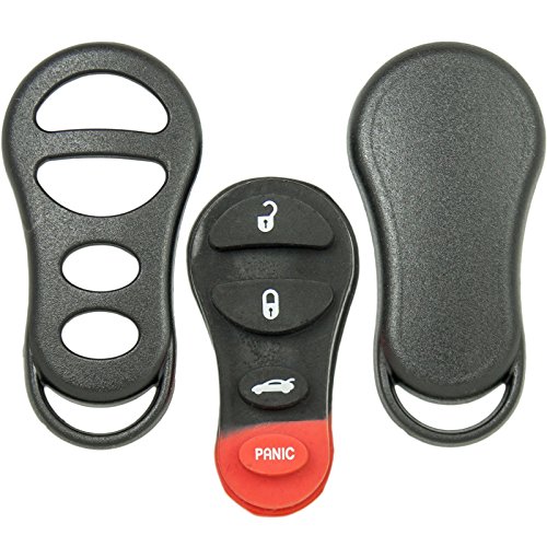 Keyless2Go Replacement for New Shell Case Button Pad for Remote Key Fob GQ43VT17T GQ43VT9T GQ43VT13T - Shell ONLY