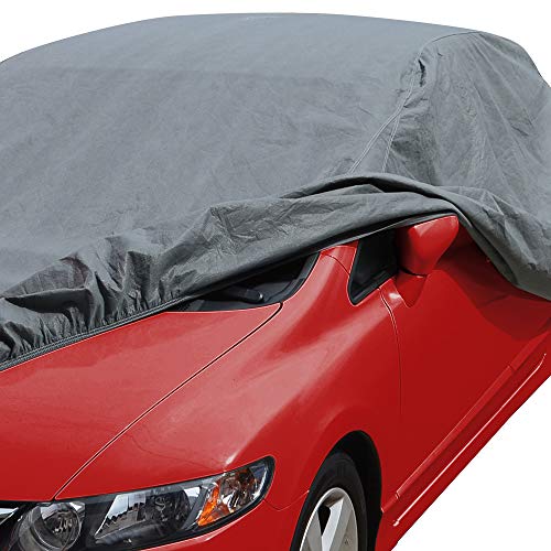 Motor Trend CC443 4-Layer 4-Season Waterproof Car Cover All Weather Water-Proof Outdoor Uv Protection For Heavy Duty Use Full Cover thumb #2