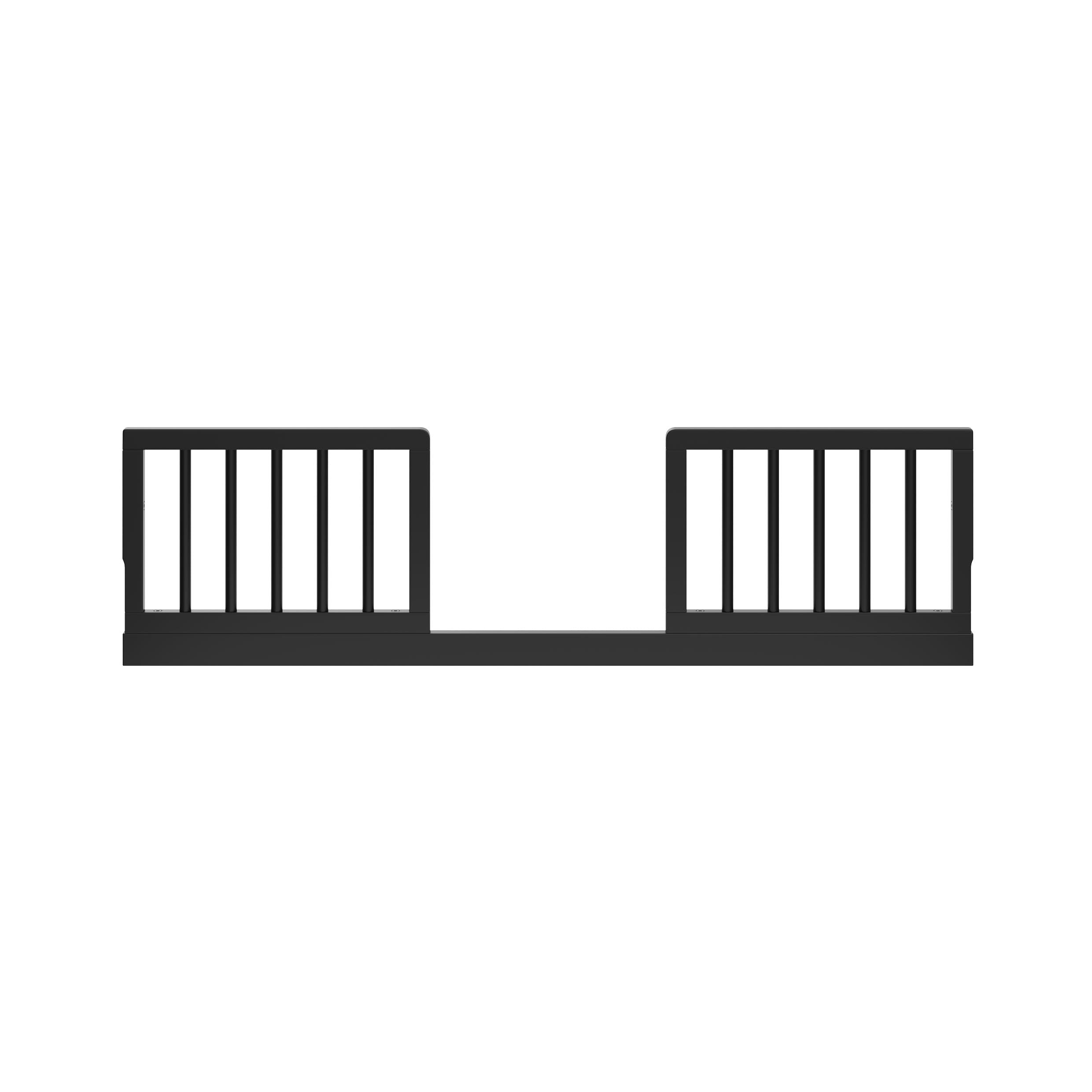 Graco Storkcraft Toddler Safety Guardrail Kit with Dowels (Black) – GREENGUARD Gold Certified, Converts Compatible Storkcraft Crib to Toddler Bed, Kit Includes 2 Toddler Guardrails