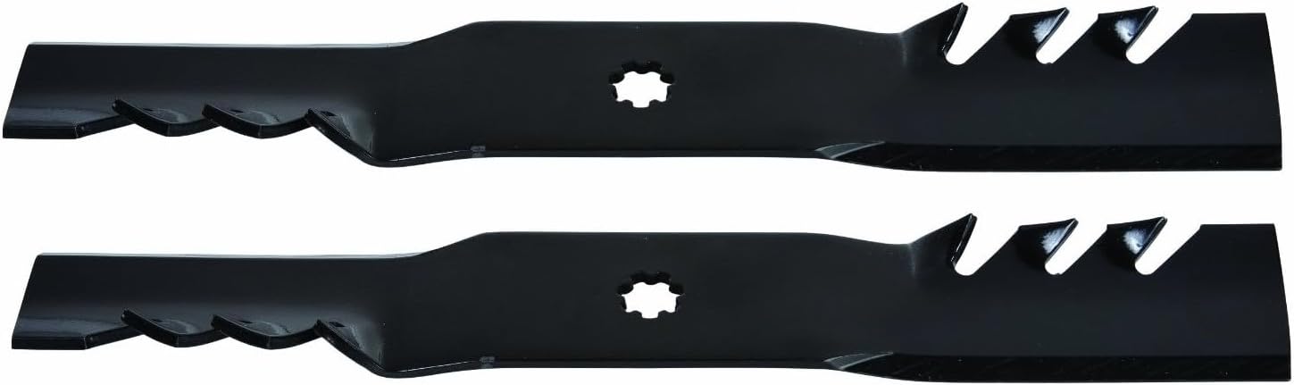 Replacement Compatible with (2) PACK 42' Gator Mulch Blades for John Deere Z225 Z235, LA125, LA135 592-615